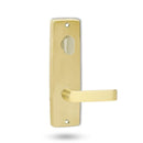 Lockwood 1904 Square End Plate with Turn & 59 Lever Polished Brass Unlacquered 1904/59BU - primehardware