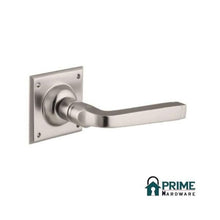Tradco Menton Lever Door Handle on Square Rose | 10 Finishes Available