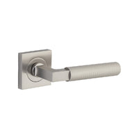 IVER BRUNSWICK DOOR LEVER HANDLE ON SQUARE ROSE - CUSTOMISE TO YOUR NEEDS