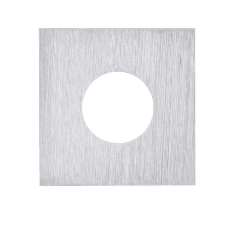 Lockwood Velocity Large Rose Square Trim Passage SC - 1 Pair Satin Chrome  VES1-TRIMSC