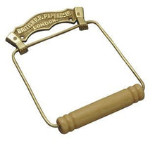 Superior Brass Paper Holder “british Paper Co” Polished Brass
