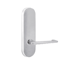 Lockwood 2805 Round End Plate With 132 Lever Satin Chrome 2805/132SC - primehardware