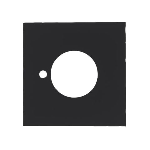 Lockwood Velocity Large Rose Square Trim Privacy MBK - 1 Pair Matt Black VES2 - TRIMMBK - primehardware