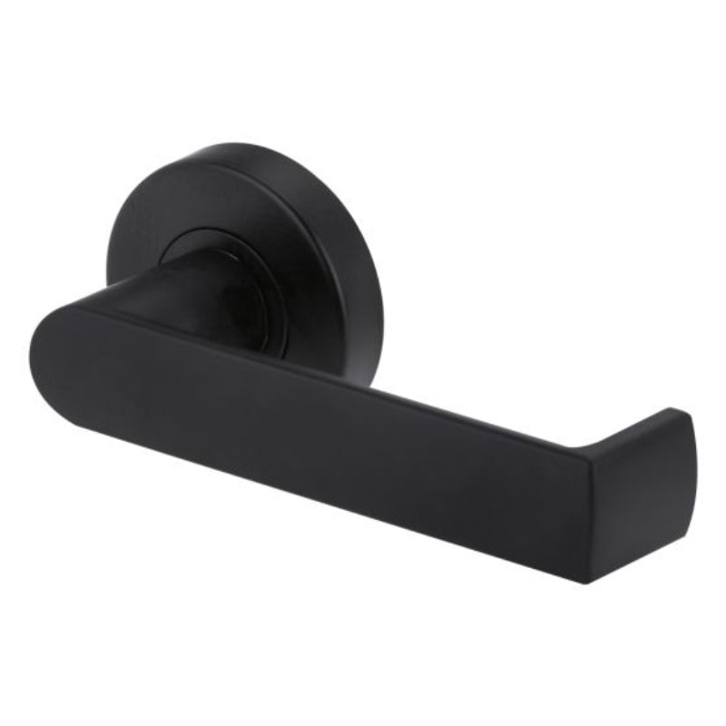 Lockwood Velocity 55MM Round Mortice Lever Set & L8 Lever MBK TP Matt Black  VSR0/L8MBK