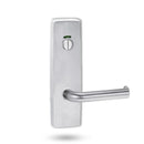Lockwood 1814 Square End Plate With Privacy Indicator Emergency Turn & 102 Lever Satin Chrome 1814/102SC - primehardware