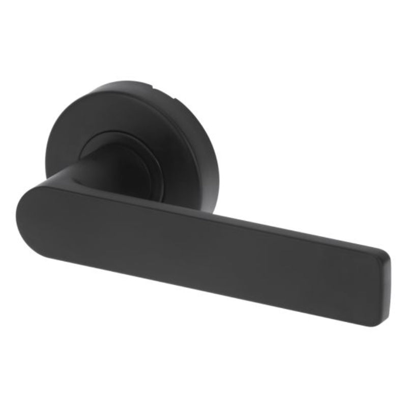 Lockwood Velocity 55MM Round Mortice Lever Set & L3 Lever MBK TP Matt Black  VSR0/L3MBK