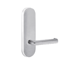 Lockwood 2805 Round End Plate With 144 Lever Satin Chrome 2805/144SC - primehardware