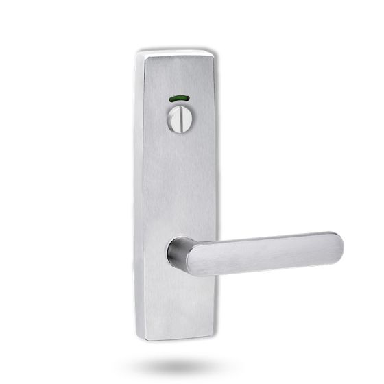 Lockwood 1814 Square End Plate With Privacy Indicator Emergency Turn & 106 Lever Polyester Powdercoat 1814/106PC