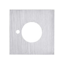 Lockwood Velocity Large Rose Square Trim Privacy SC - 1 Pair Satin Chrome VES2 - TRIMSC - primehardware