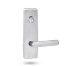 Lockwood 1814 Square End Plate With Privacy Indicator Emergency Turn & 106 Lever Satin Chrome 1814/106SC - primehardware