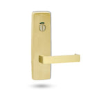 Lockwood 1814 Square End Plate With Privacy Indicator Emergency Turn & 112 Lever Aged Brass 1814/112AG - primehardware