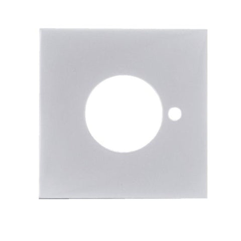 Lockwood Velocity Large Rose Square Trim Privacy SP - 1 Pair Satin Chrome Pearl VES2 - TRIMSP - primehardware