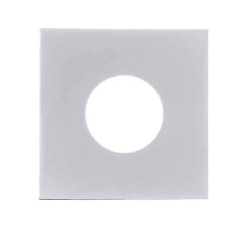 Lockwood Velocity Large Rose Square Trim Passage SP - 1 Pair Satin Chrome Pearl VES1 - TRIMSP - primehardware