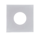 Lockwood Velocity Large Rose Square Trim Passage SP - 1 Pair Satin Chrome Pearl VES1 - TRIMSP - primehardware