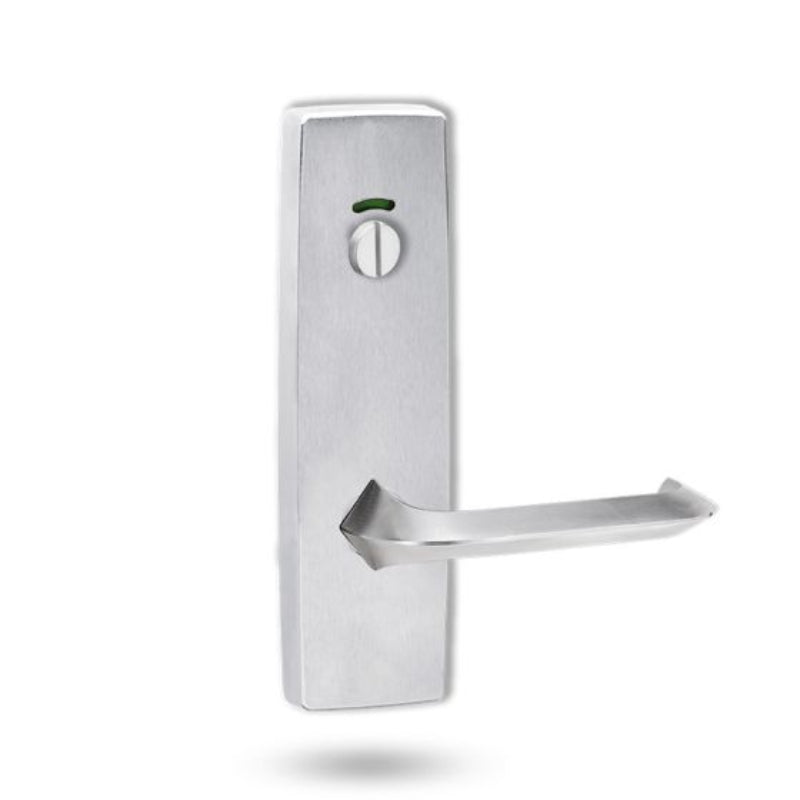 Lockwood 1814 Square End Plate With Privacy Indicator Emergency Turn & 116 Lever Polyester Powdercoat 1814/116PC - primehardware