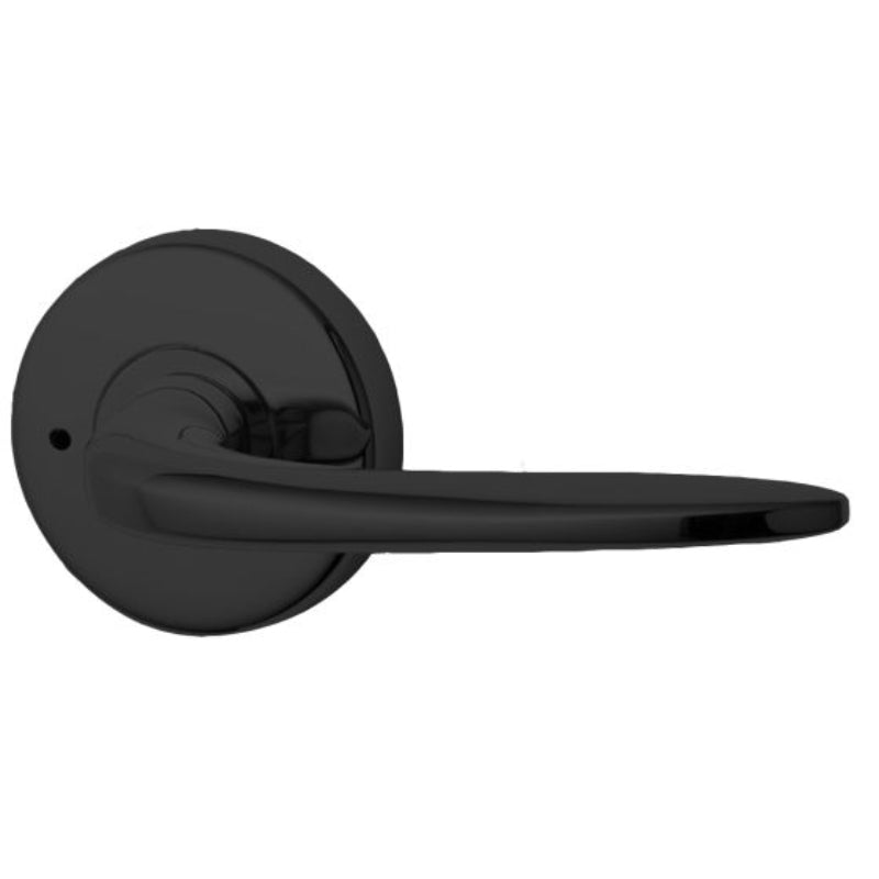 Lockwood Velocity Privacy Set & L1 Lever TP Matt Black  VEL2/L1MBK
