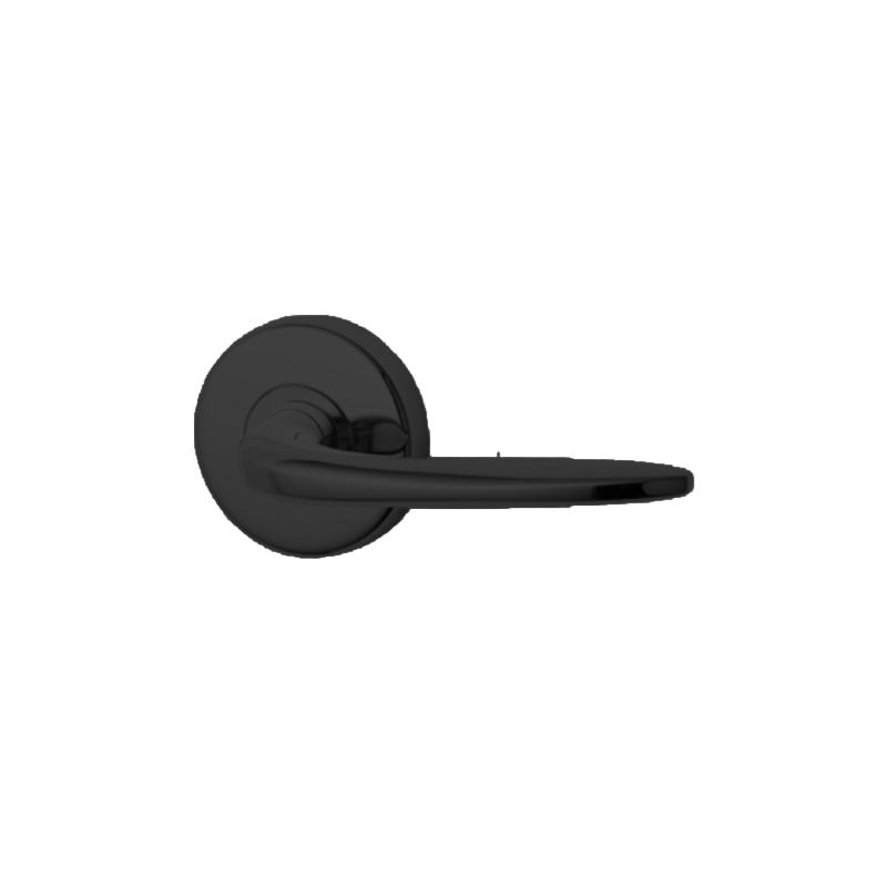 Lockwood Velocity Passage Set & L1 Lever TP Matt Black  VEL1/L1MBK