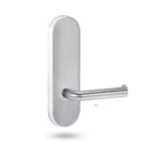 Lockwood 2805 Round End Plate With 20 Knob Satin Chrome 2805/20SC - primehardware
