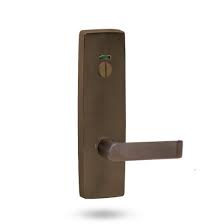 Lockwood 1814 Square End Plate With Privacy Indicator Emergency Turn & 124 Lever Arch Bronze Unlacquered 1814/124AU - primehardware