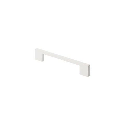 Zanda Marco Cabinet Handle - Satin Brass/Matt White - primehardware
