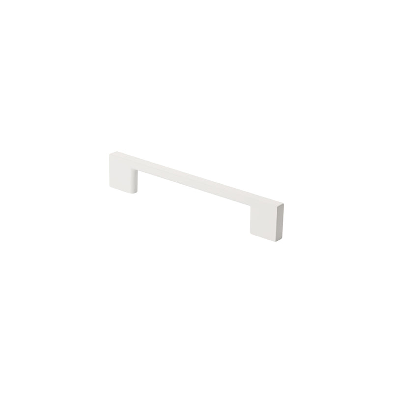 ZANDA MARCO CABINET HANDLE - SATIN BRASS/MATT WHITE