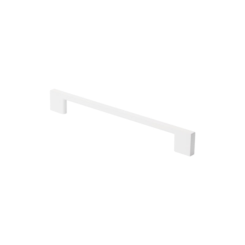 ZANDA MARCO CABINET HANDLE - SATIN BRASS/MATT WHITE