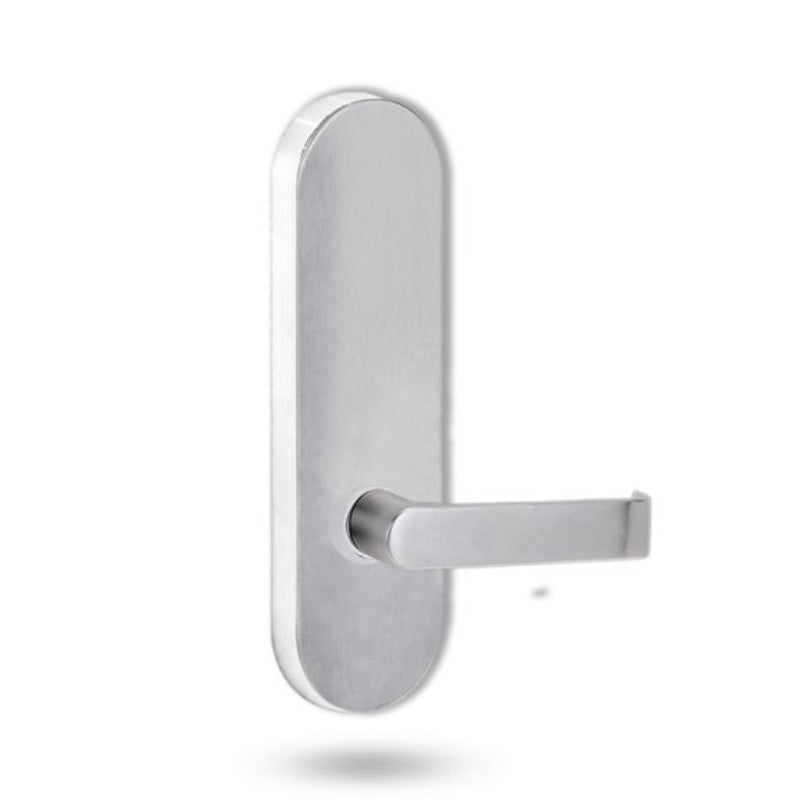 Lockwood 2805 Round End Plate With 59 Lever Polished Brass 2805/59PB - primehardware