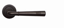Superior Brass Lever Handle Set on 52mm Round Rose | Bronze Copper Oil Rubbed