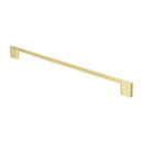Zanda Marco Cabinet Handle - Satin Brass/Matt White - primehardware