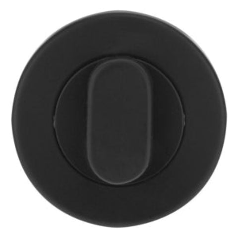 Lockwood Velocity 55MM Round Rose Trim Passage MBK - 1 Pair Matt Black VSR1 - TRIMMBK - primehardware