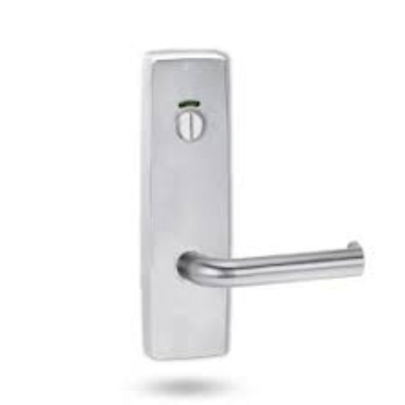 Lockwood 1814 Square End Plate With Privacy Indicator Emergency Turn & 153 LH Lever Polyester Powdercoat 1814/153LPC