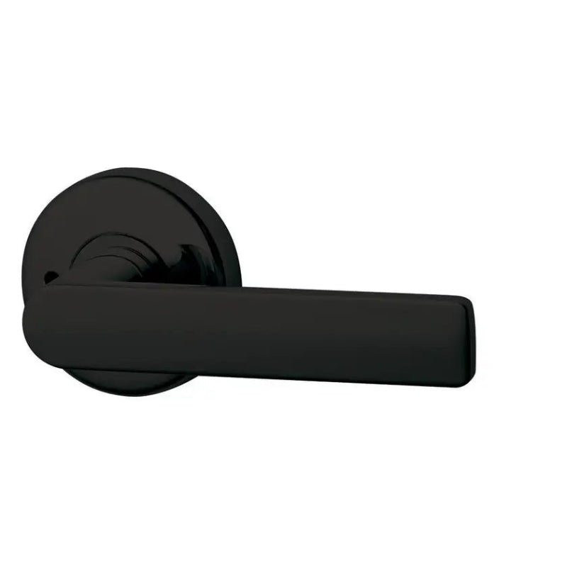 Lockwood Velocity 63MM Round Rose Trim Privacy MBK - 1 Pair Matt Black  VEL2-TRIMMBK