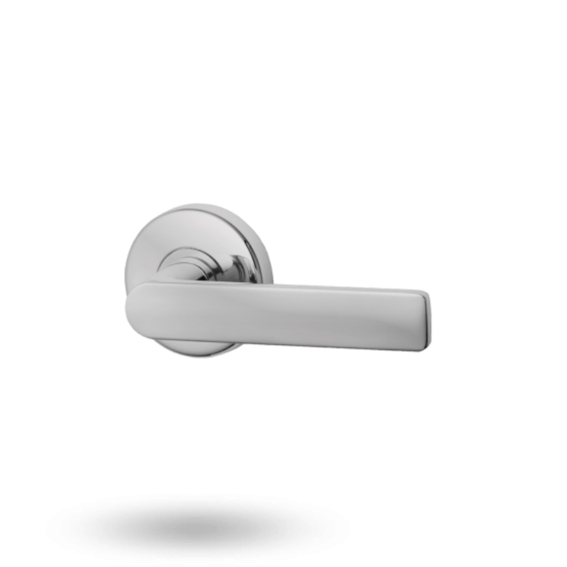 Lockwood Velocity 63MM Round Rose Trim Privacy SC - 1 Pair Satin Chrome  VEL2-TRIMSC
