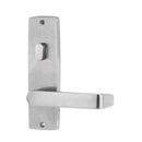 Lockwood 1904 Square End Plate with Turn & 59 Lever Satin Chrome 1904/59SC - primehardware