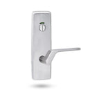 Lockwood 1814 Square End Plate With Privacy Indicator Emergency Turn & 41 Lever RH Satin Chrome 1814/41RSC - primehardware