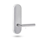 Lockwood 2805 Round End Plate With 97 Lever Satin Chrome 2805/97SC - primehardware