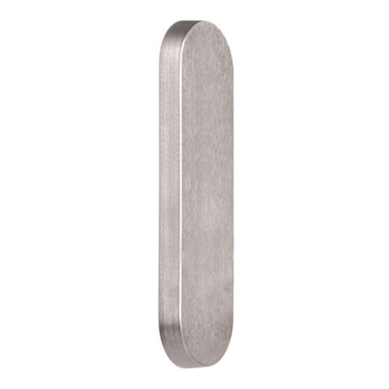 Lockwood 2807 Round End Plate Satin Chrome 2807SC - primehardware