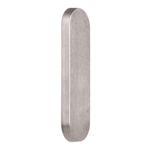 Lockwood 2807 Round End Plate Satin Chrome 2807SC - primehardware
