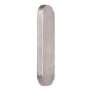 Lockwood 2807 Round End Plate Satin Chrome 2807SC - primehardware