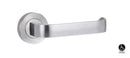Lockwood Symphony 41 Lever On Ext Round Rose Fixed Half Set RH Satin Chrome 1224/41RSC - primehardware