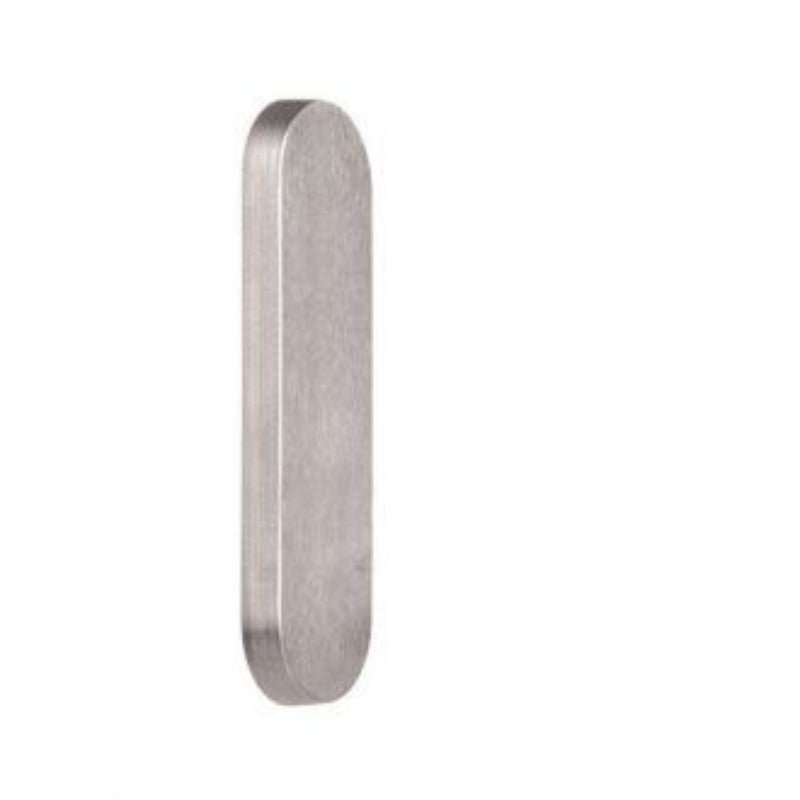 Lockwood 2807 Round End Plate Double Satin Chrome Plate 2807DSC - primehardware