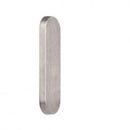 Lockwood 2807 Round End Plate Polished Brass 2807PB - primehardware