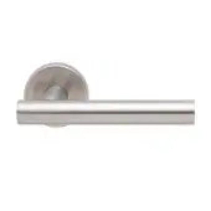 Lockwood Symphony 90 Lever On Ext Round Rose Half Set Satin Chrome 1220/90SC - primehardware