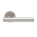Lockwood Symphony 90 Lever On Ext Round Rose Half Set Satin Chrome 1220/90SC - primehardware