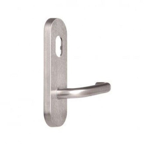 Lockwood 2808 Round End Plate With Cylinder Hole & Fixed 59 Lever Polyester Powdercoat 2808/59PC - primehardware