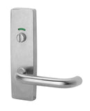 Lockwood 1814 Square End Plate With Privacy Indicator Emergency Turn & 70 Lever Chrome Plate 1814/70CP - primehardware