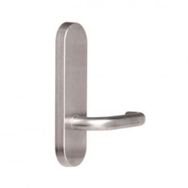 Lockwood 2809 Round End Plate With 70 Fixed Lever Satin Chrome 2809/70SC - primehardware