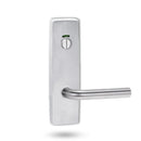 Lockwood 1814 Square End Plate With Privacy Indicator Emergency Turn & 97 Lever Satin Chrome 1814/97SC - primehardware