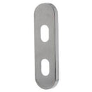 Lockwood 2810 Round End Plate With Two Cylinder Holes Chrome Plate 2810CP - primehardware