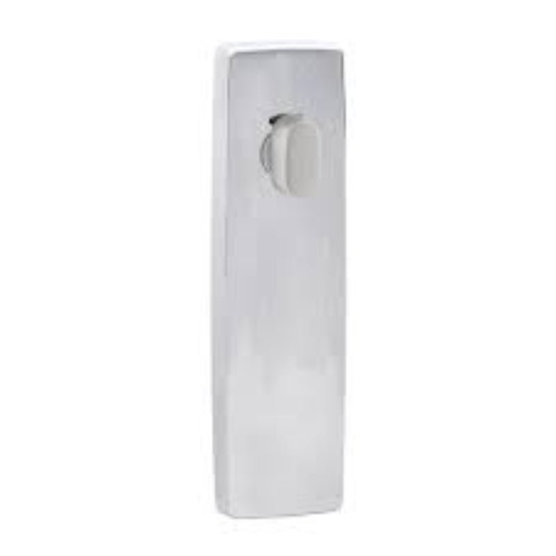 Lockwood 1815 Square End Plate With Privacy Indicator Turn Satin Chrome 1815SC